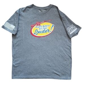 Grunt Style 2XL "I Can't Believe It's Not Louder!" Graphic Tee